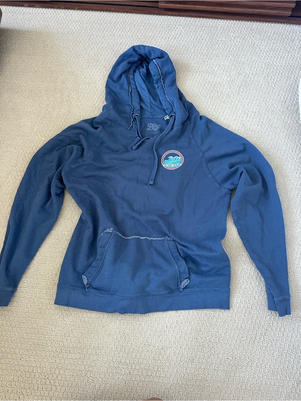 Blue 84 Women's Navy Zip-Up Hoodie Sweater